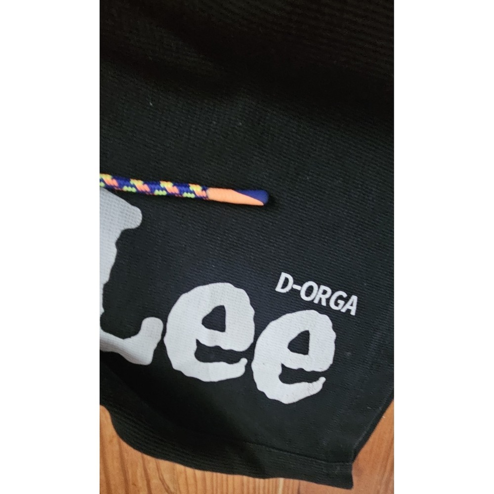 LEE black Asian style shorts shoelace drawcord D-ORGA INSPIRE men's L inseam 9" - Picture 12 of 12
